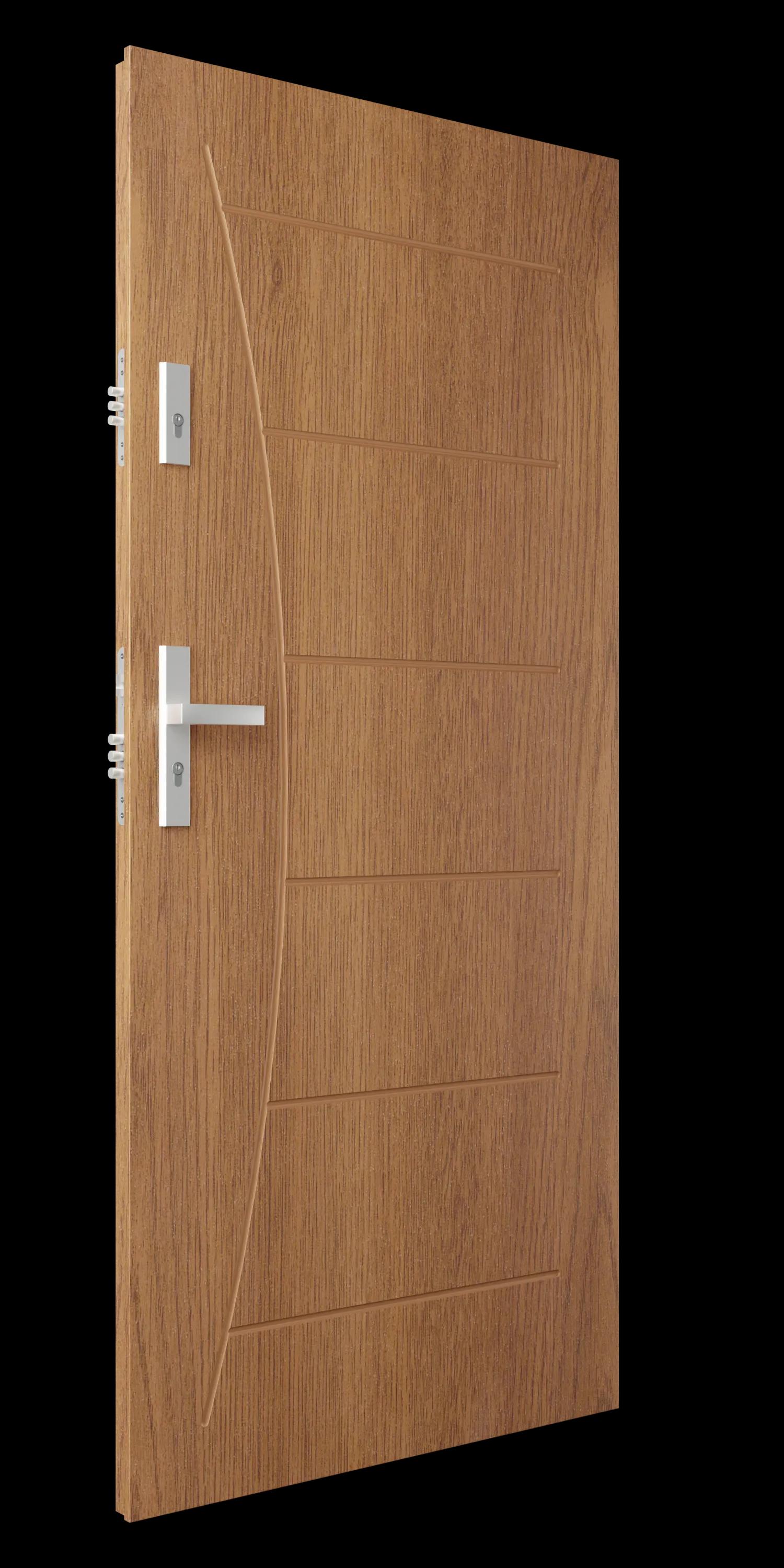 Zdjęcie przedstawia drzwi T45 złoty dąb