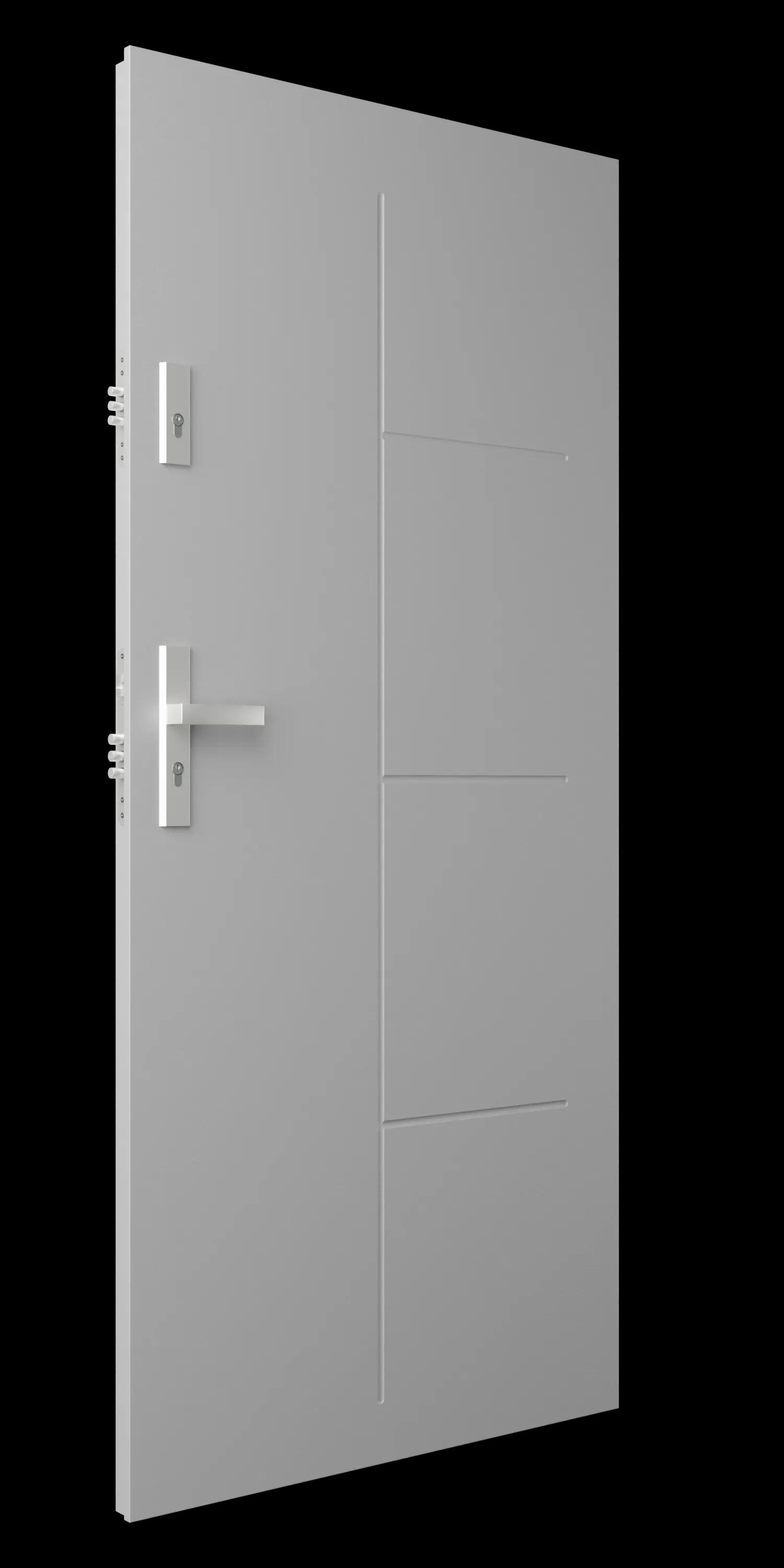 Zdjęcie przedstawia drzwi T52 jasnoszary