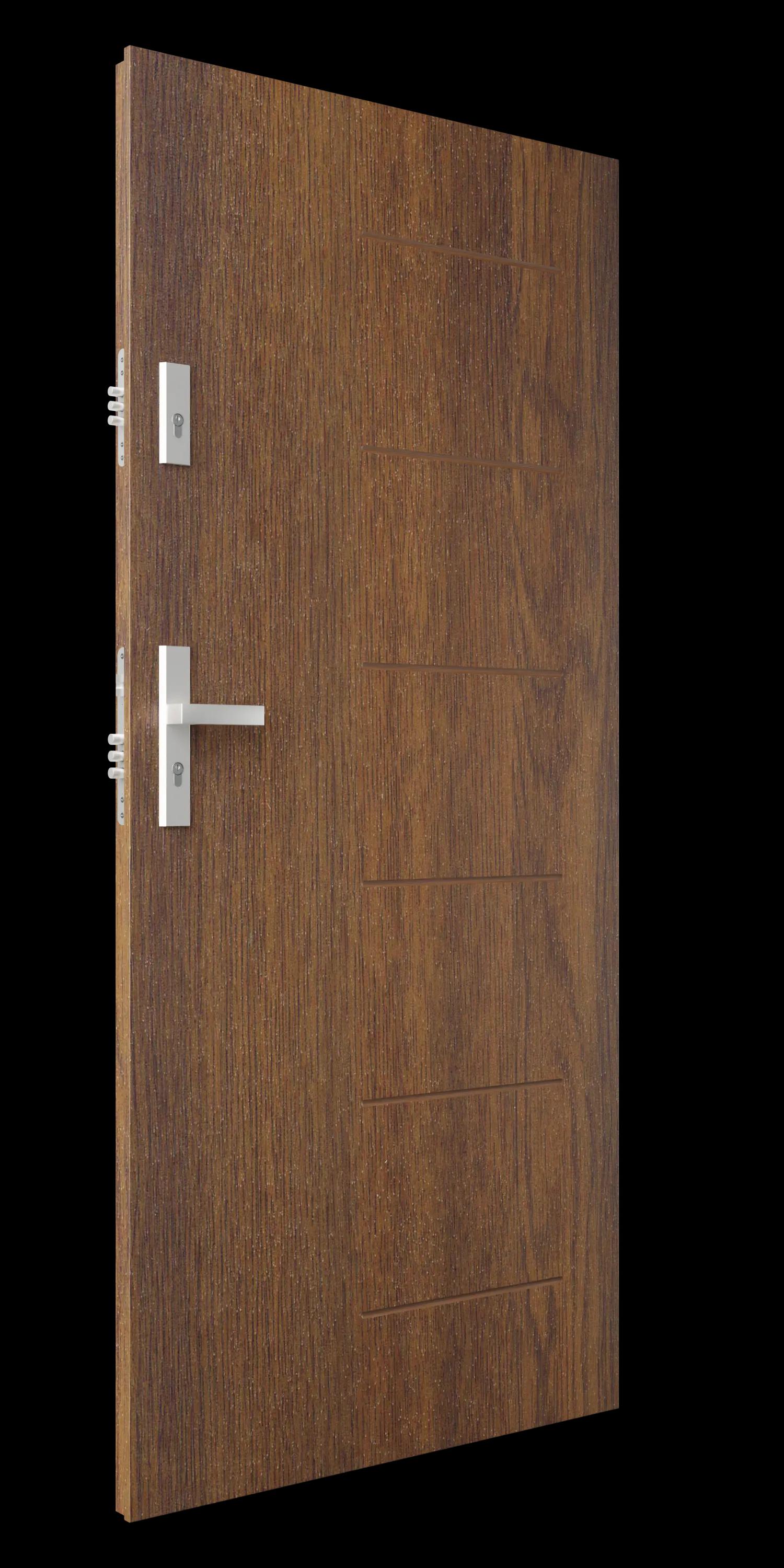 Zdjęcie przedstawia drzwi T54 ciemny orzech