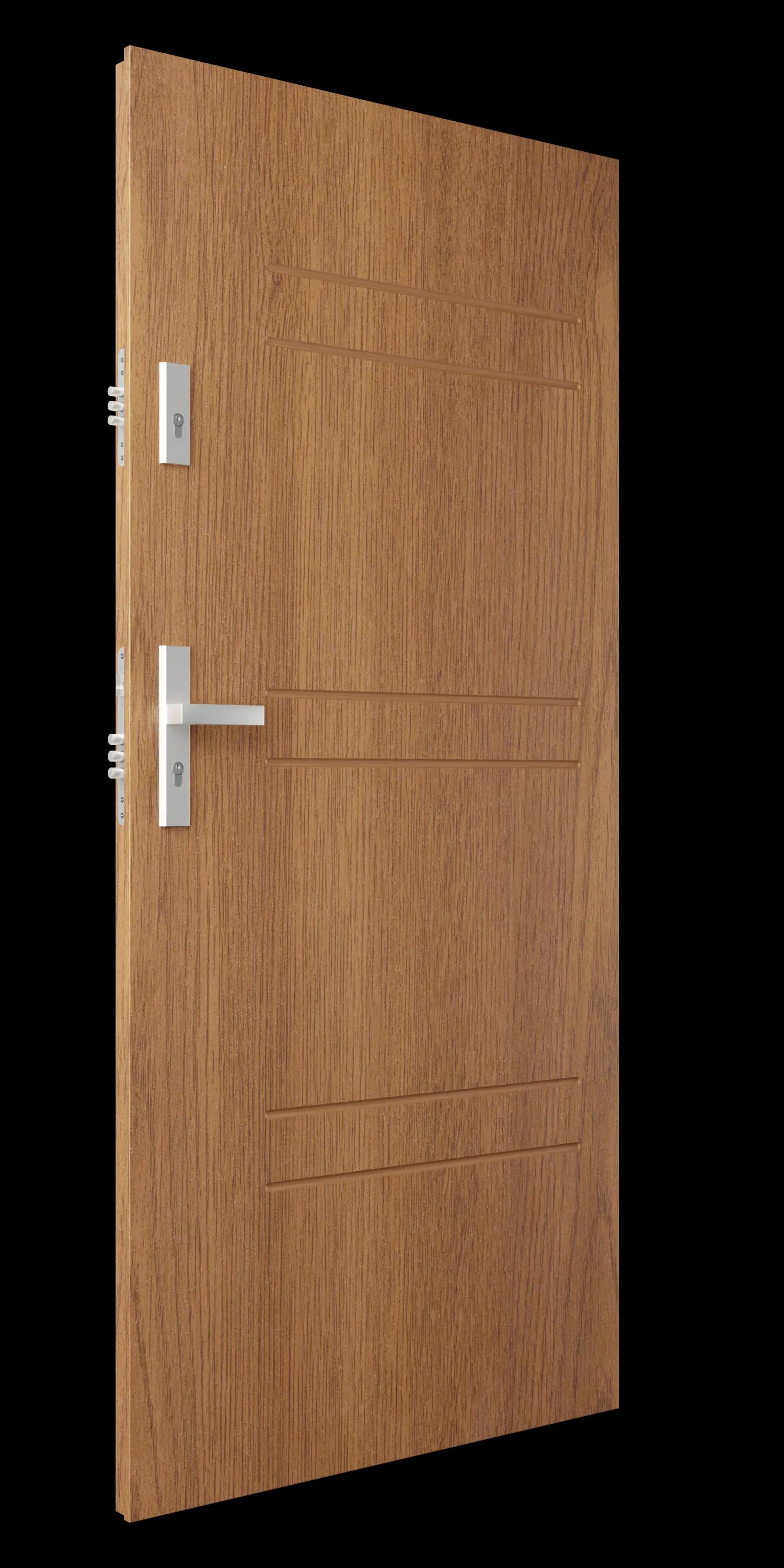 Zdjęcie przedstawia drzwi T61 złoty dąb