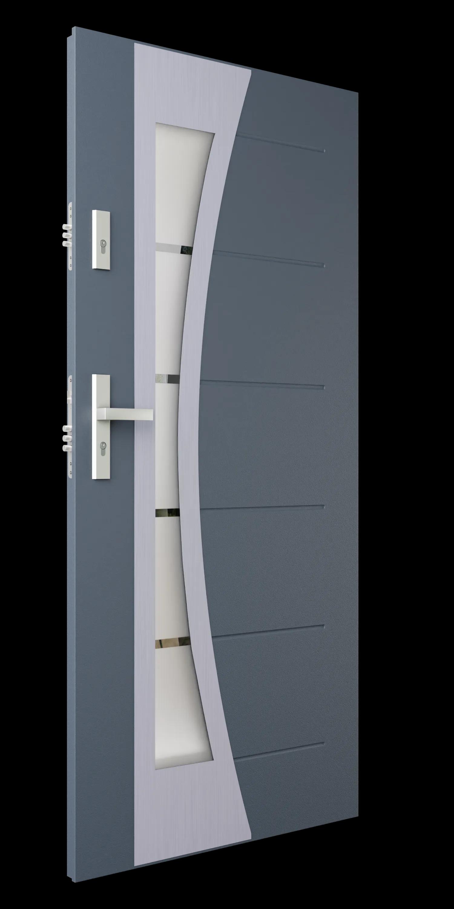 Zdjęcie przedstawia drzwi S43-T41 antracyt