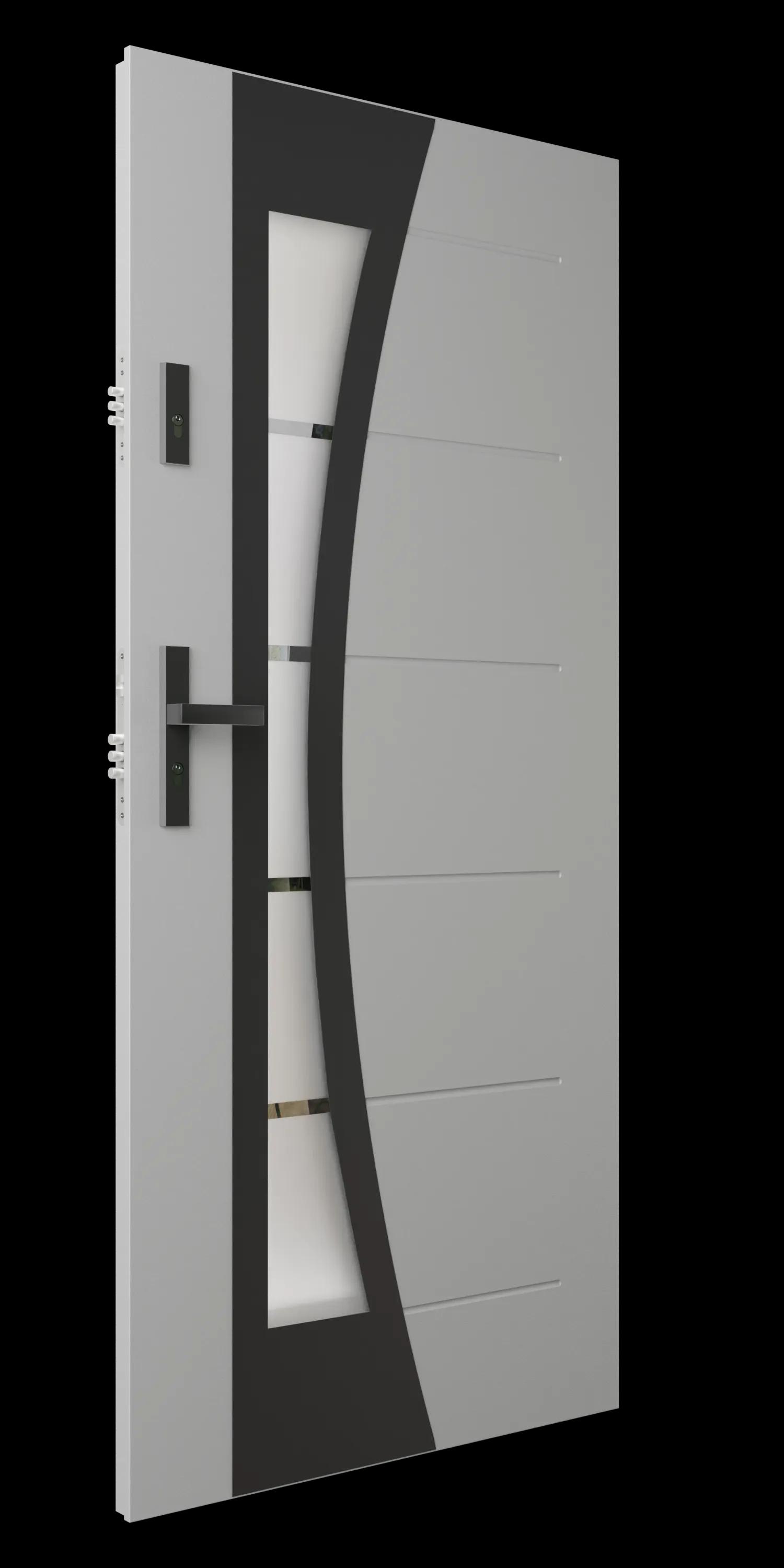 Zdjęcie przedstawia drzwi S43-T41 jasnoszary