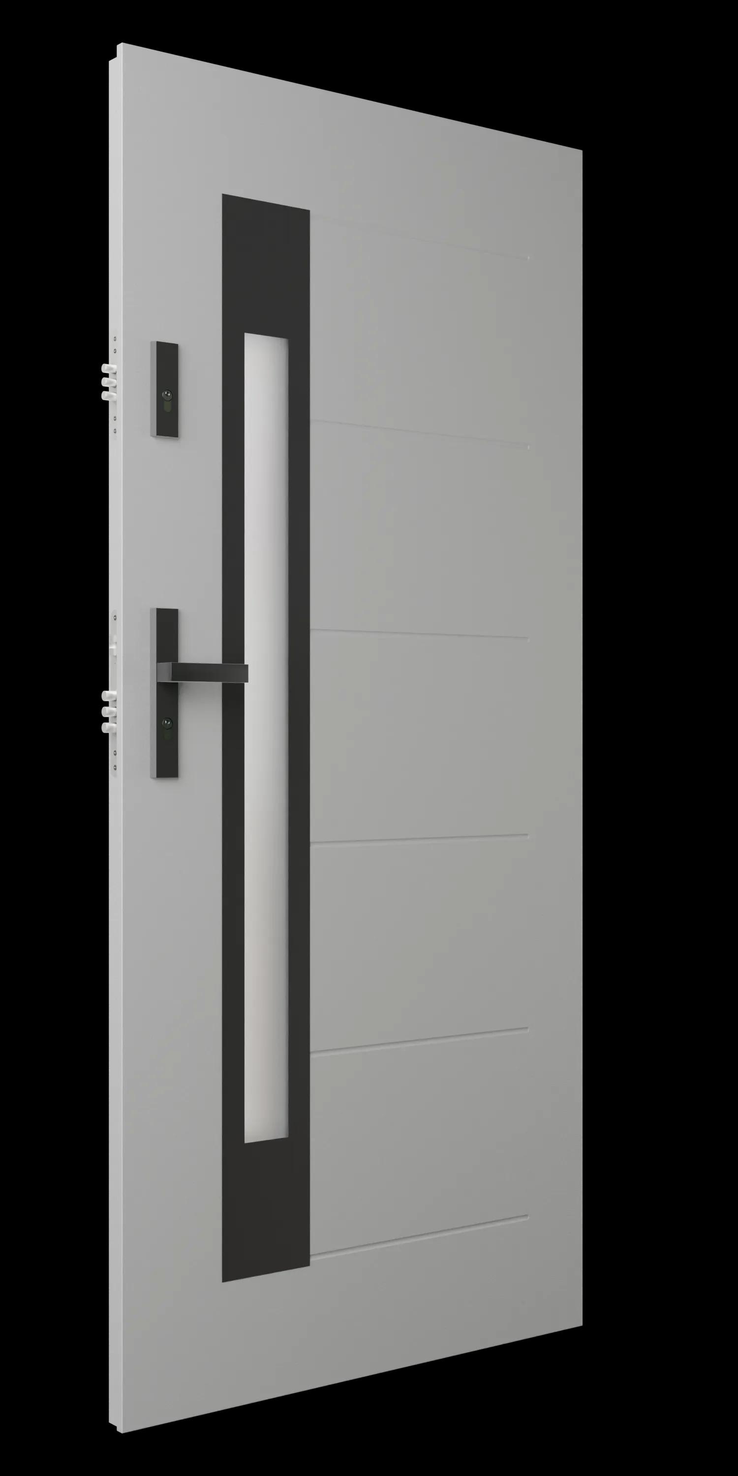 Zdjęcie przedstawia drzwi S53-T60 jasnoszary