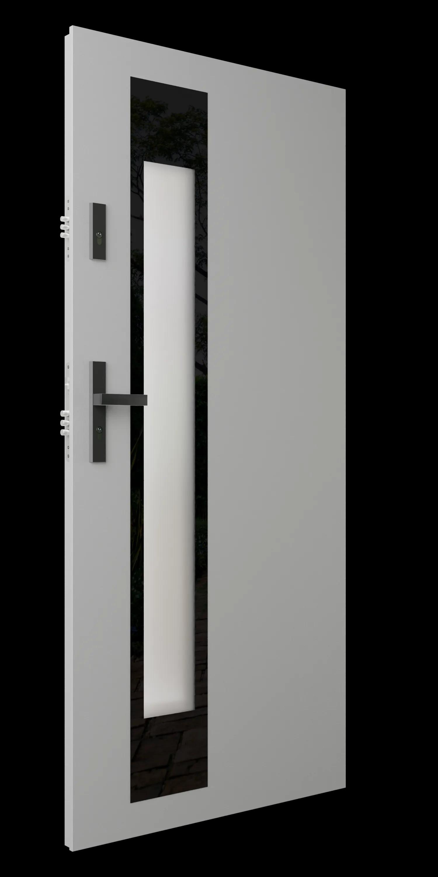 Zdjęcie przedstawia drzwi S80-G jasnoszary