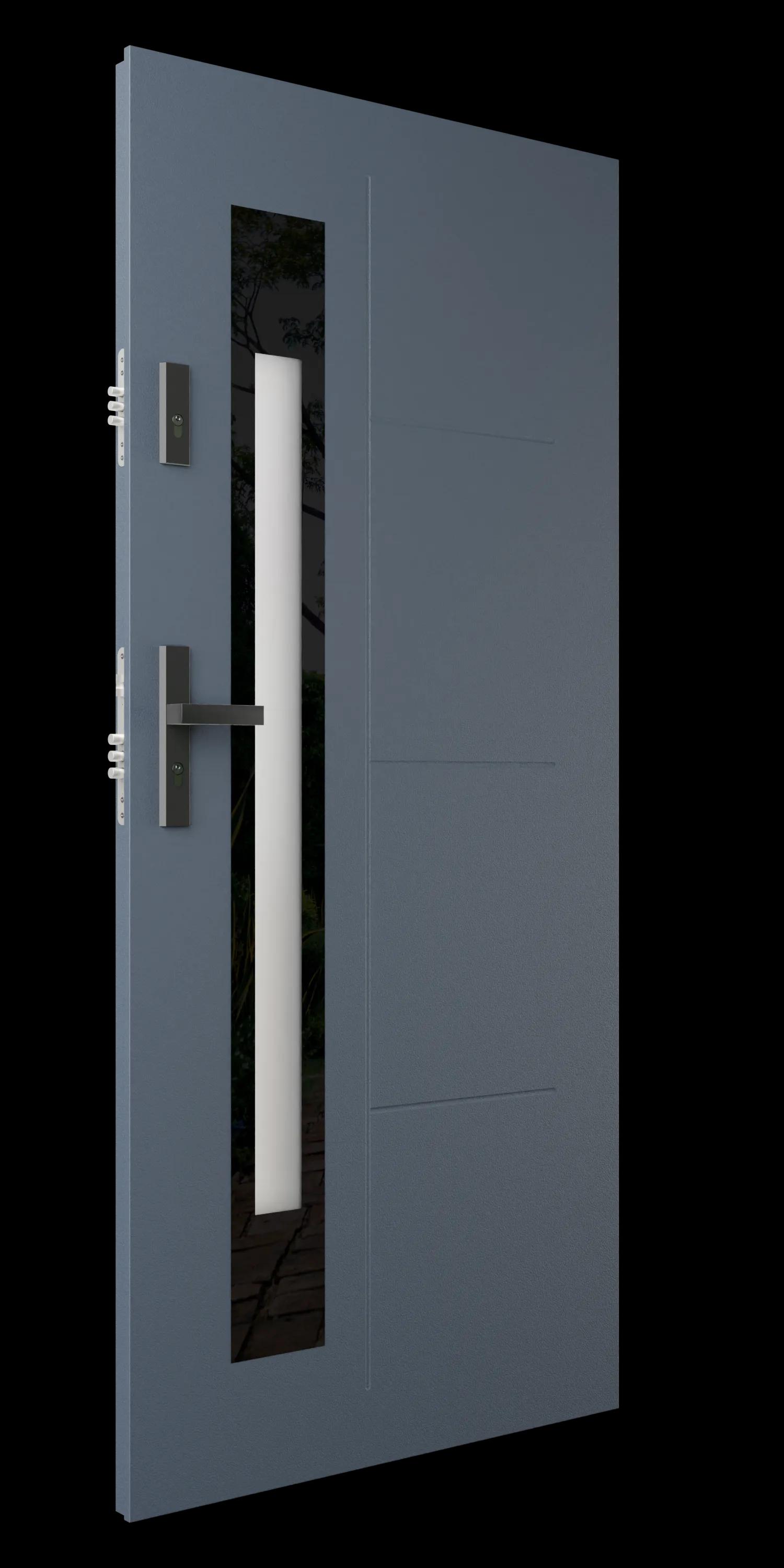 Zdjęcie przedstawia drzwi S53-T81 antracyt