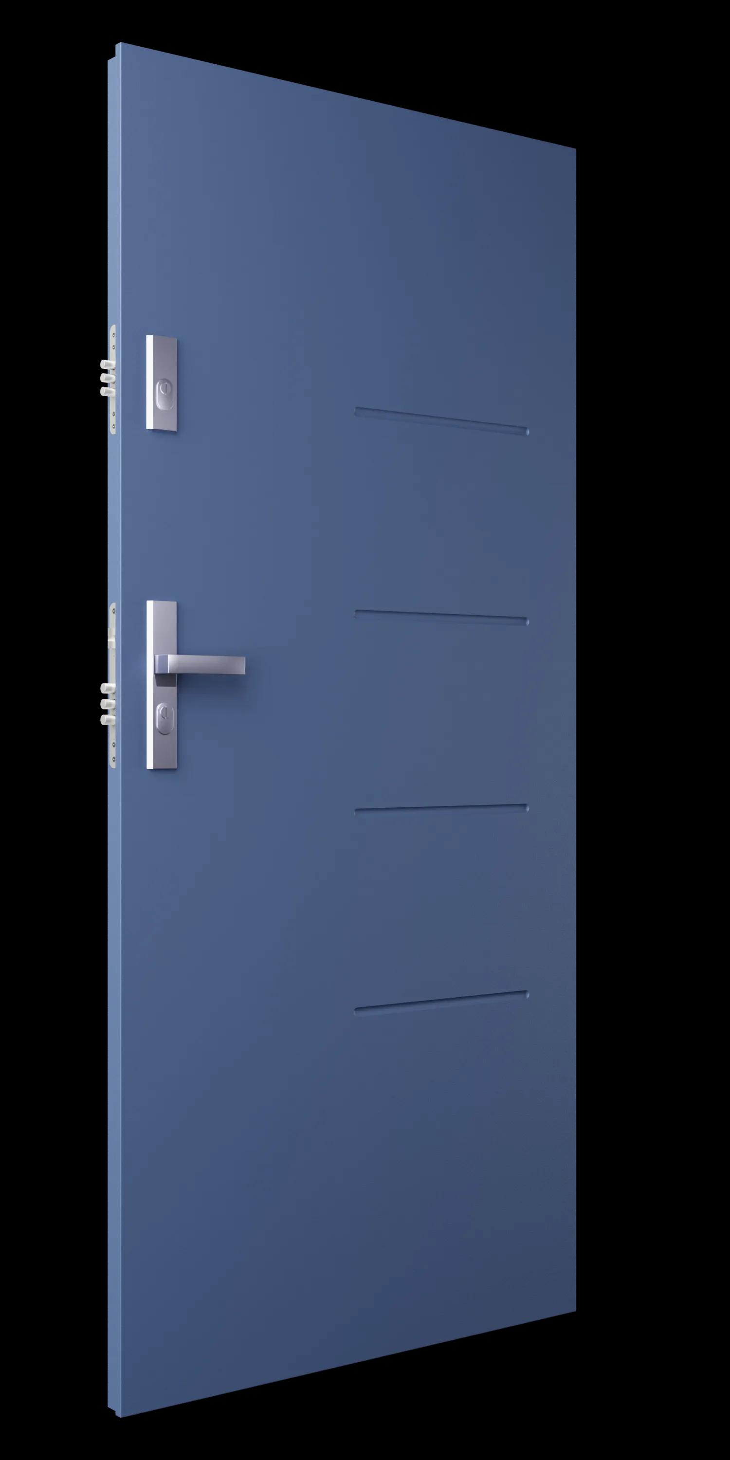 Zdjęcie przedstawia drzwi T62 niebieski struktura