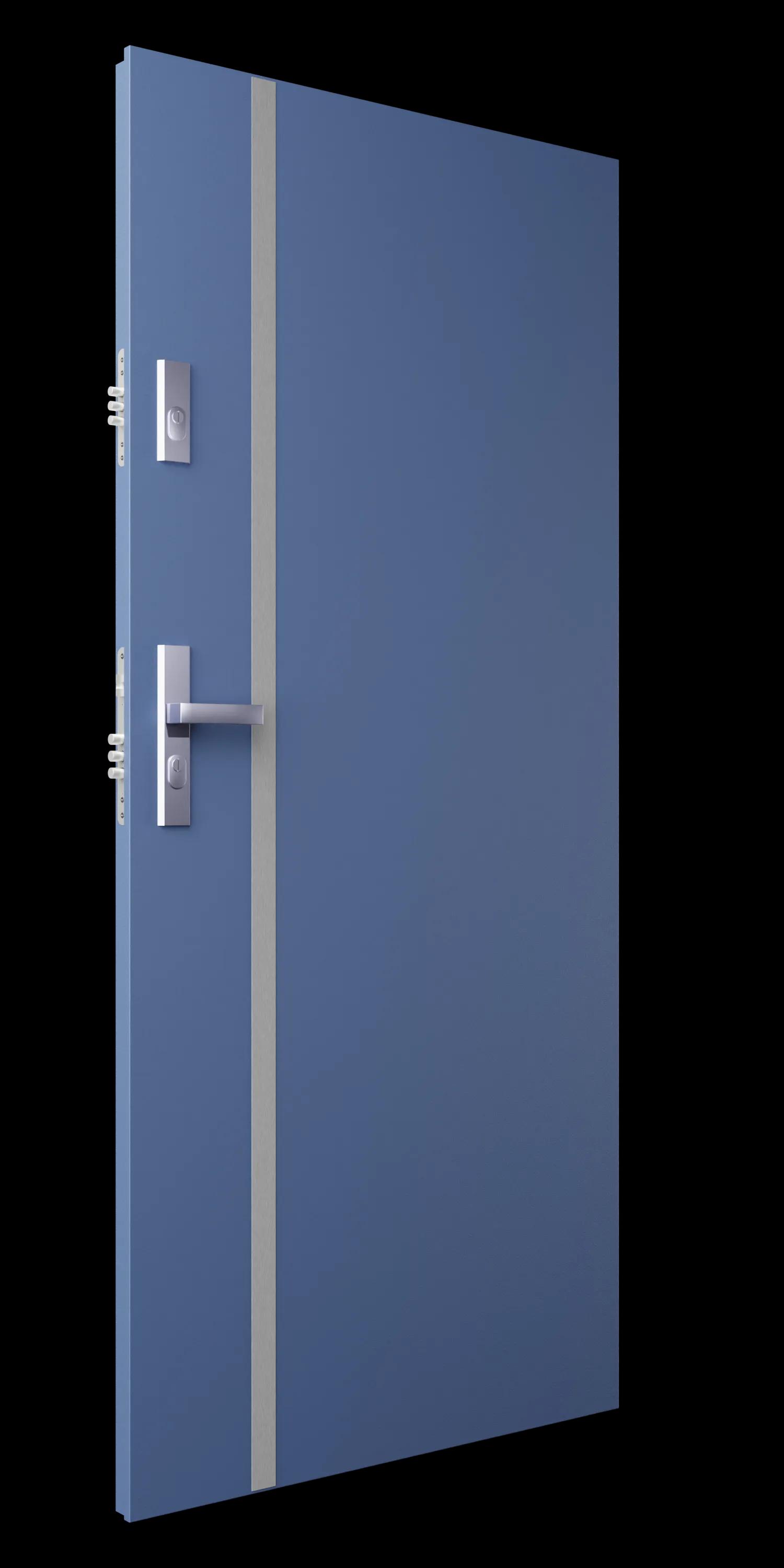 Zdjęcie przedstawia drzwi A21 niebieski struktura