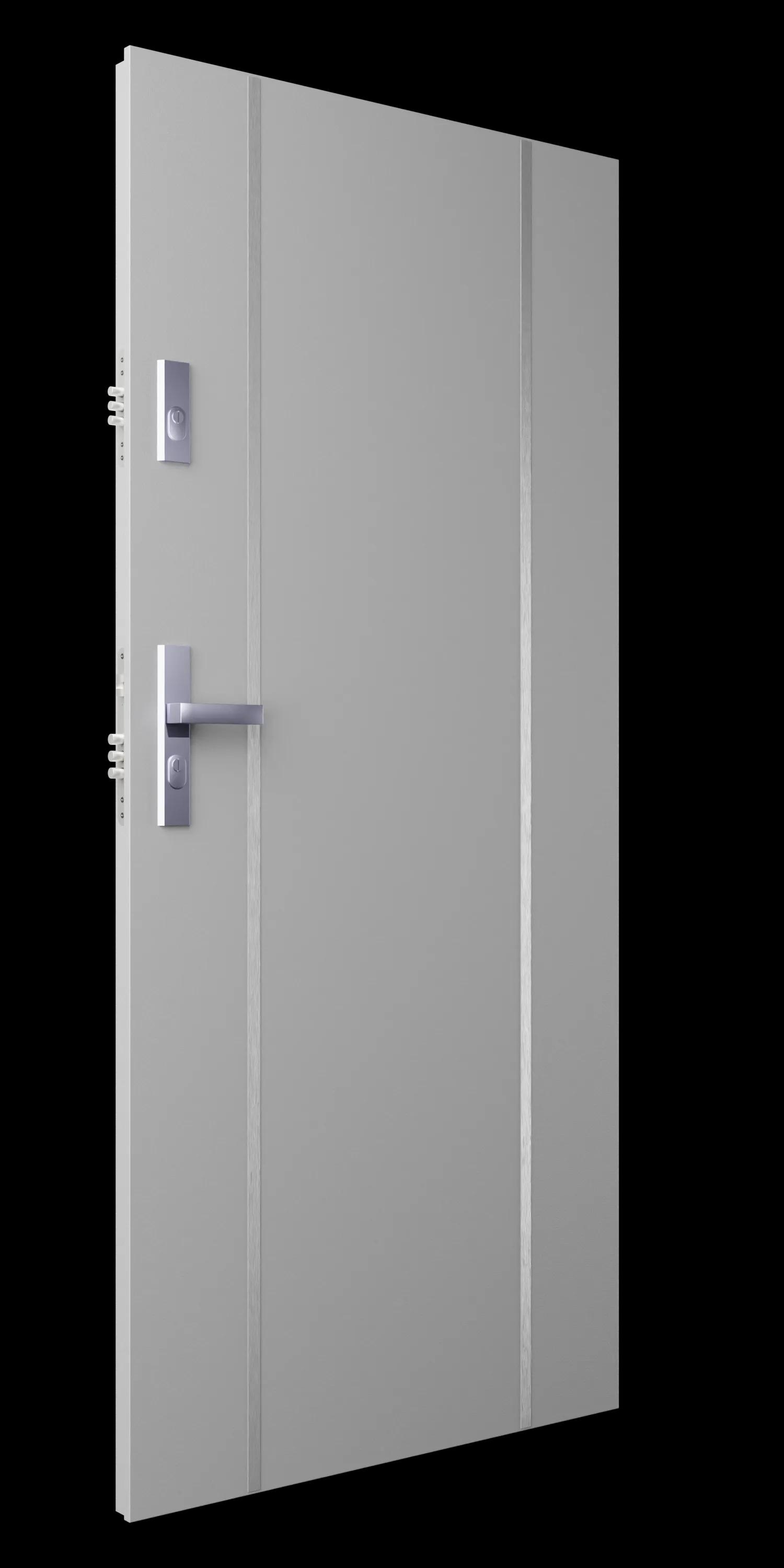 Zdjęcie przedstawia drzwi A8 jasnoszary