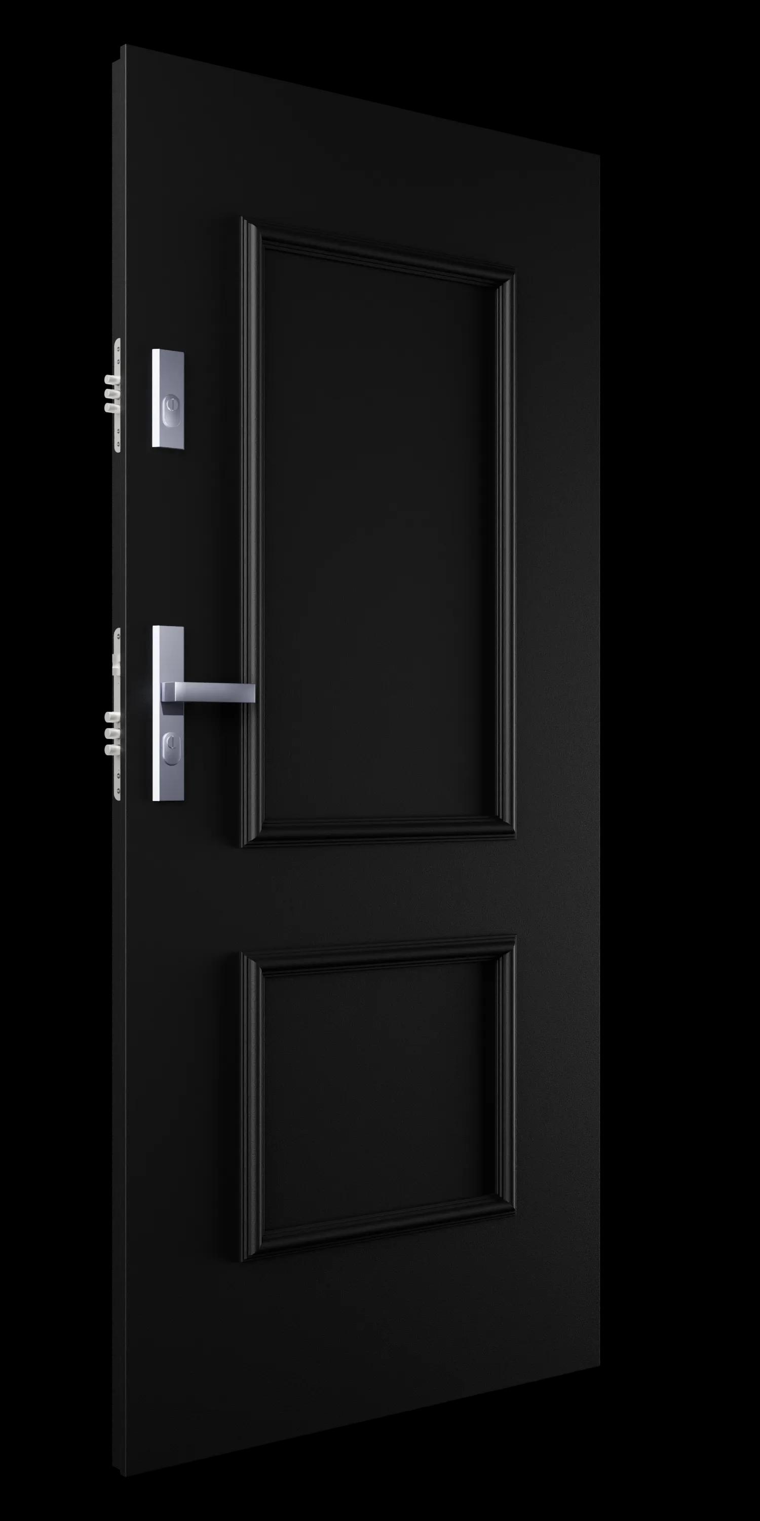 Zdjęcie przedstawia drzwi R01 czarny struktura